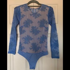 Majorelle Lavender Lace Bodysuit